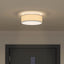 Loftlampe med spotlights Grå 30 x 30 x 13,5 cm Stof