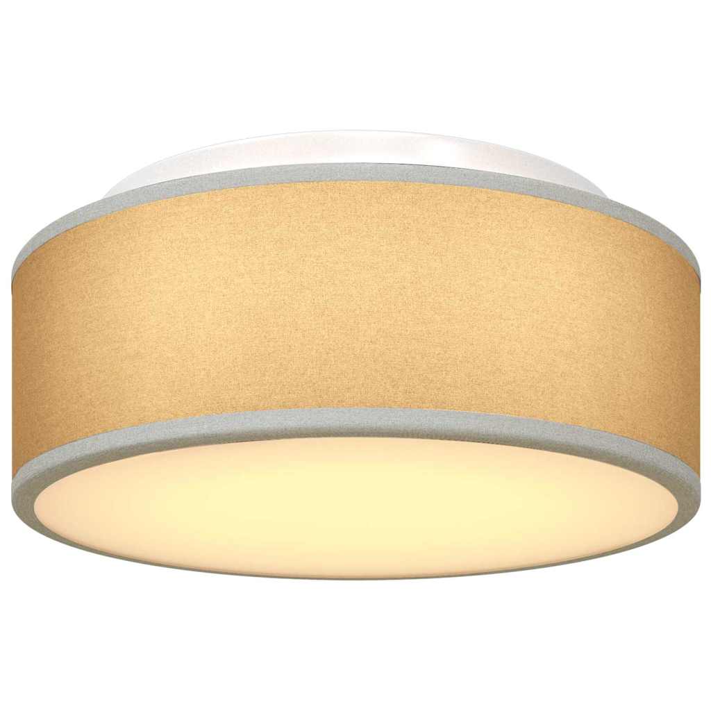 Loftlampe med spotlights Grå 30 x 30 x 13,5 cm Stof