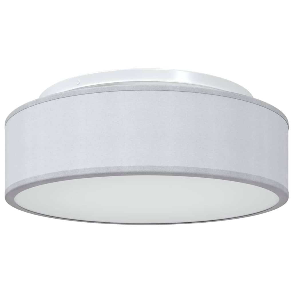 Loftlampe med spotlights Grå 38 x 38 x 13,5 cm Stof
