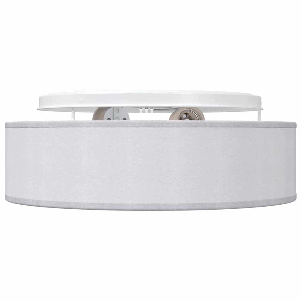 Loftlampe med spotlights Grå 38 x 38 x 13,5 cm Stof