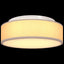 Loftlampe med spotlights Gråbrun 38 x 38 x 13,5 cm Stof