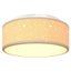 Loftlampe med spotlights Gråbrun 30 x 30 x 13,5 cm Stof