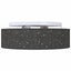 Loftlampe med spotlights Sort 38 x 38 x 13,5 cm Stof