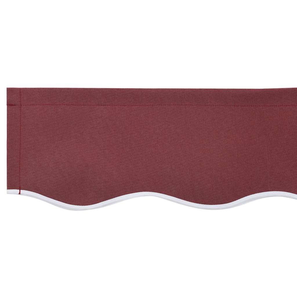 Udskiftningsdug til markise til 3,5x2 m Bordeaux Rød Polyester