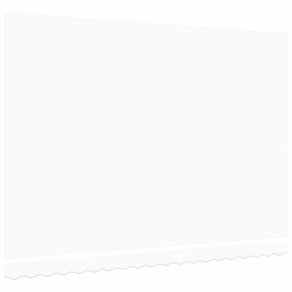 Udskiftningsdug til markise til 4,5x3,5 m Hvid Polyester