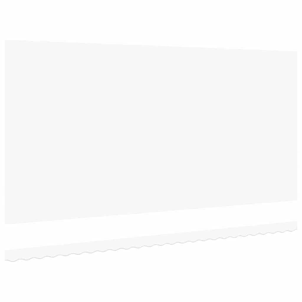 Udskiftningsdug til markise til 6 x 3,5 m Hvid Polyester
