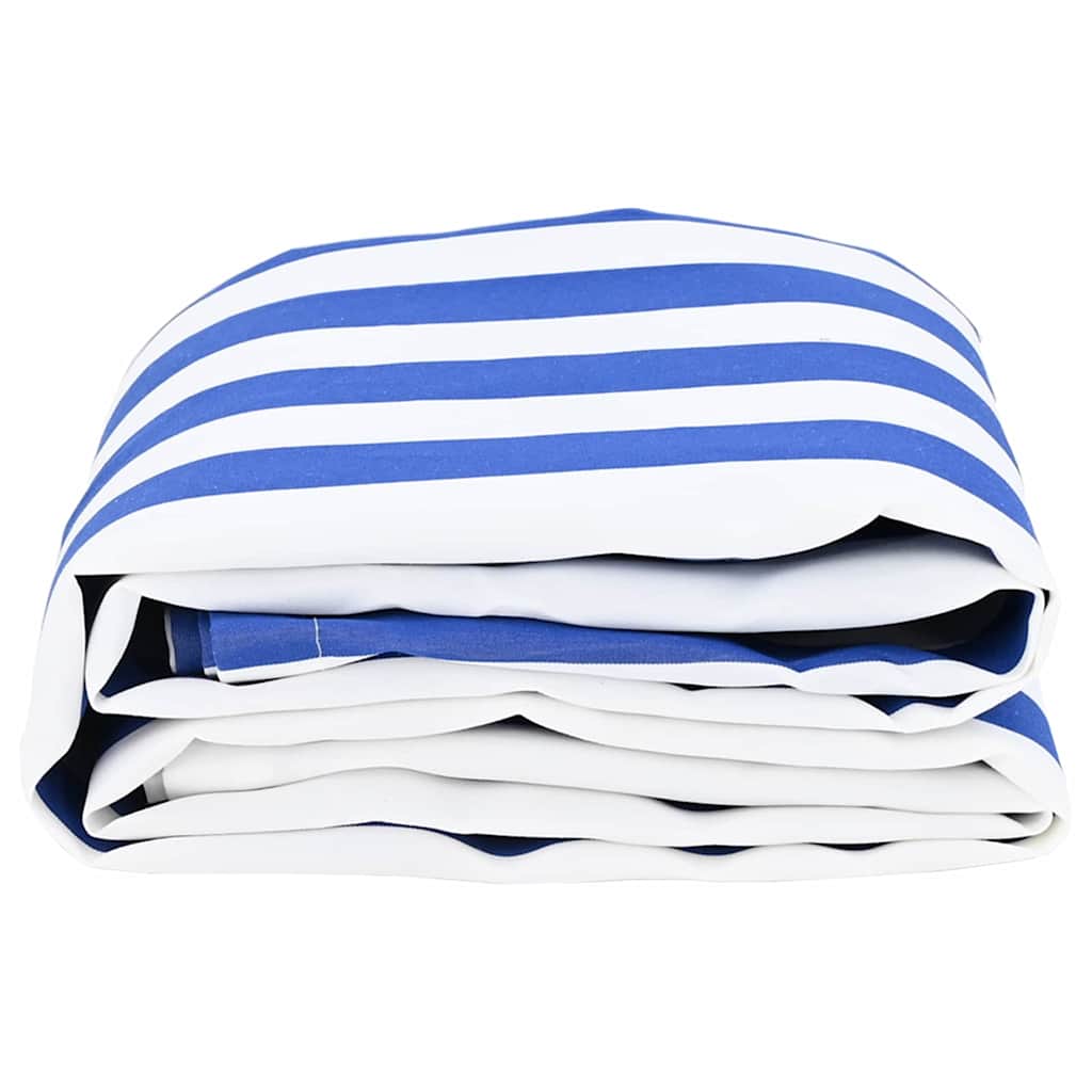 Reservedug til markise Blå og Hvid 1000 x 160 cm Polyester