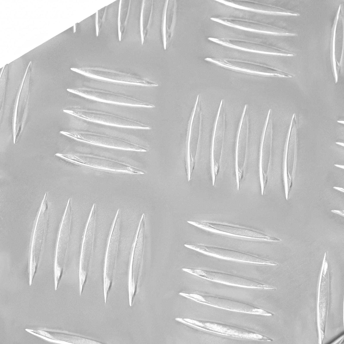 Trappe Tread 5 stk. 60 x 18 x 2,5 cm Sølv Aluminium Rektangulær