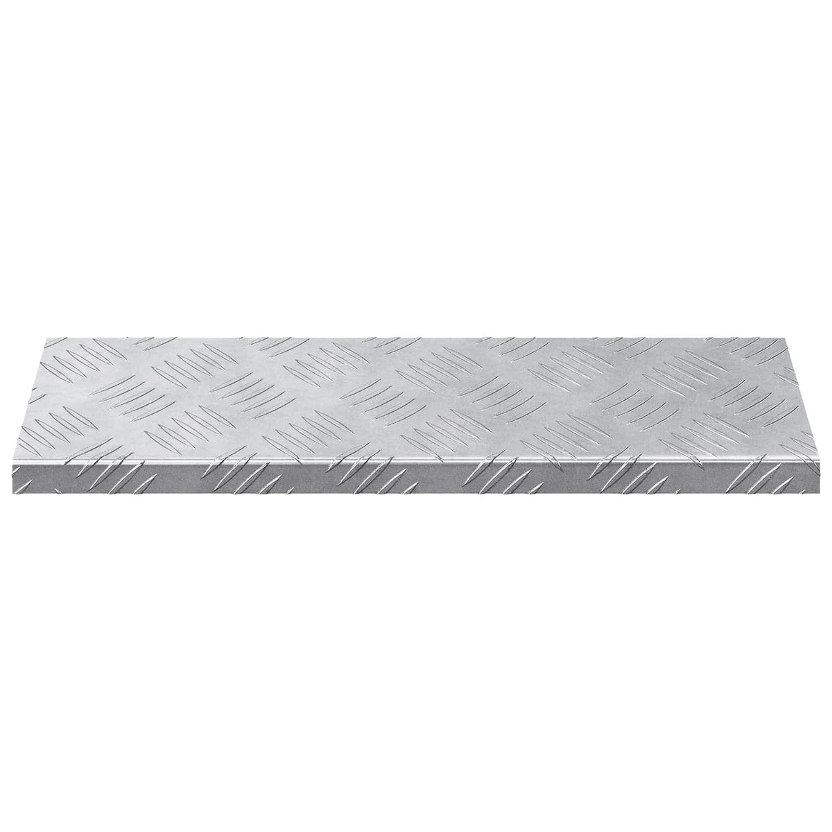 Trappe Tread 5 stk. 60 x 18 x 2,5 cm Sølv Aluminium Rektangulær