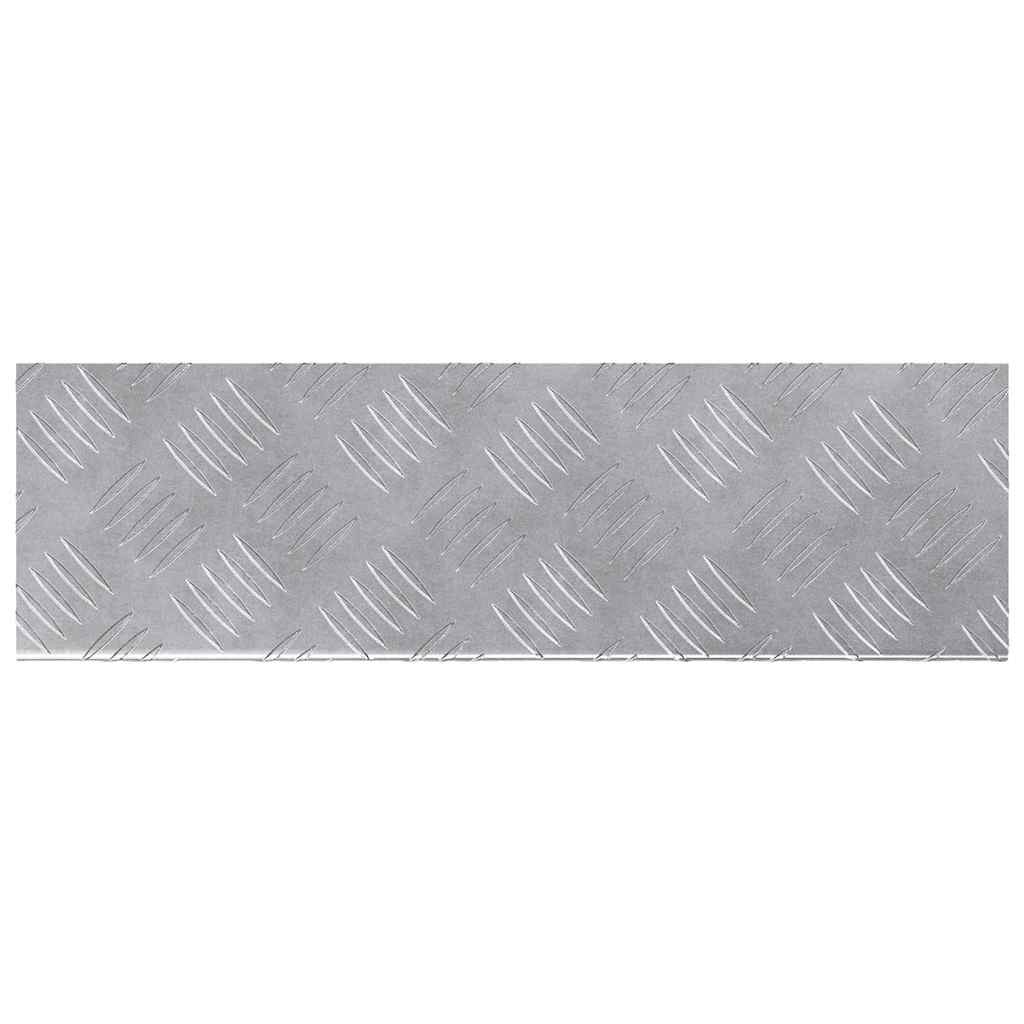 Trappe Tread 10 stk. 60 x 18 x 2,5 cm Sølv Aluminium