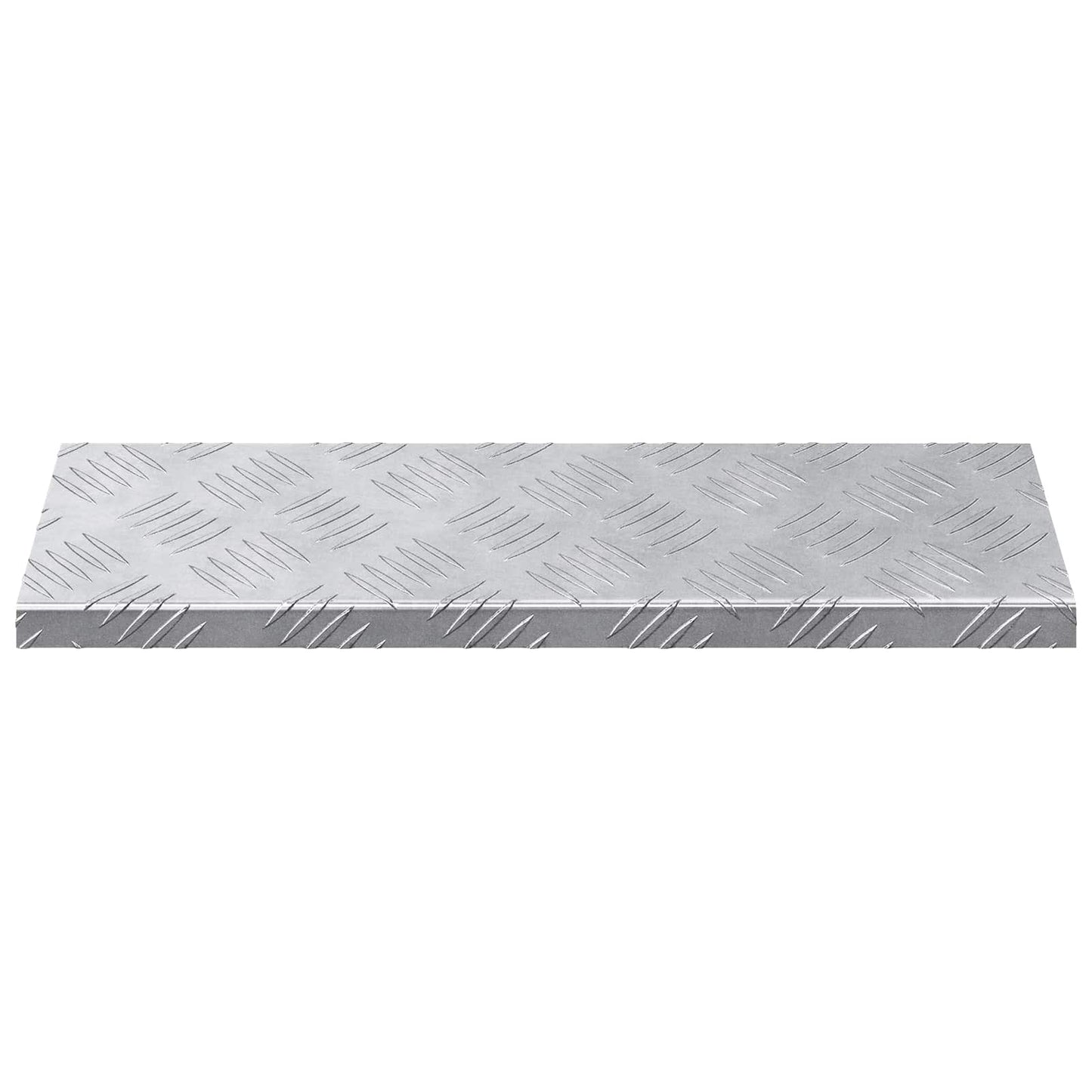 Trappe Tread 15 stk. 60 x 18 x 2,5 cm Sølv Aluminium