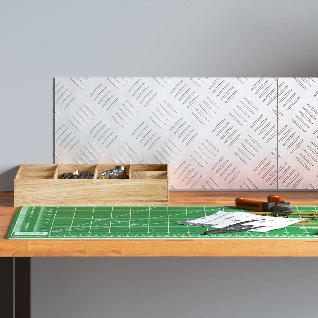 Trappe Tread 2 stk. 40 x 20 cm Sølv Aluminium Rektangulær