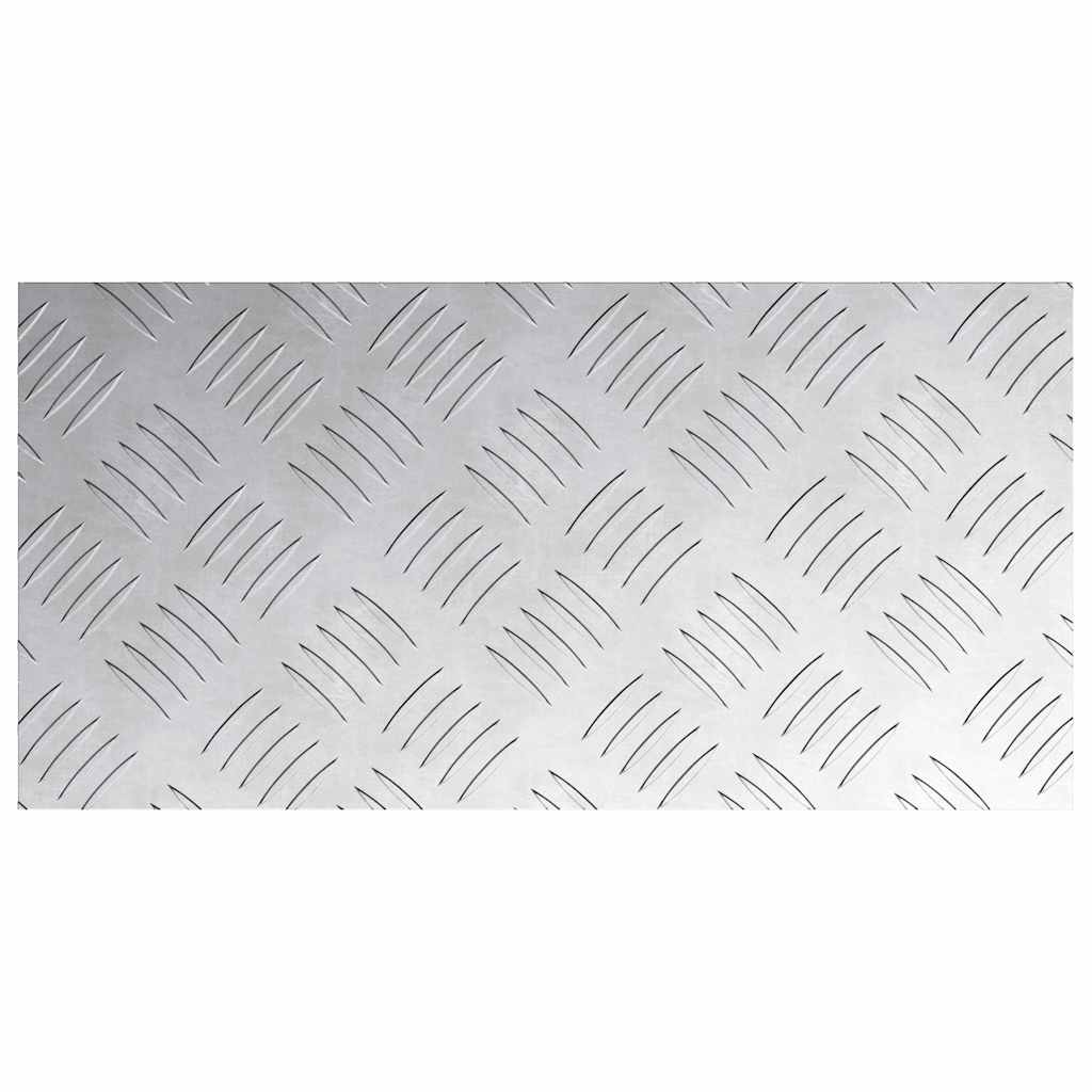 Trappe Tread 2 stk. 40 x 20 cm Sølv Aluminium Rektangulær