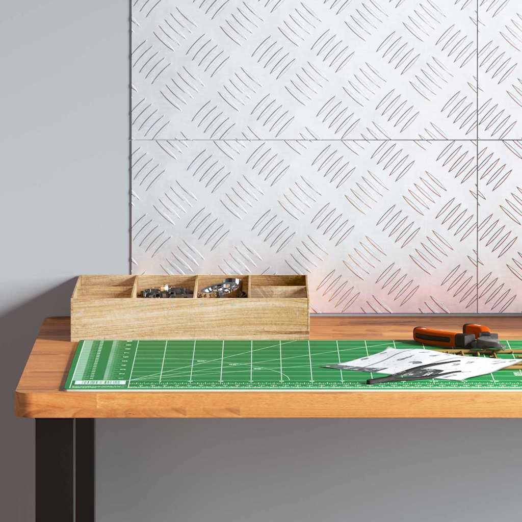 Trappe Tread 4 stk. 40 x 20 cm Sølv Aluminium Rektangulær