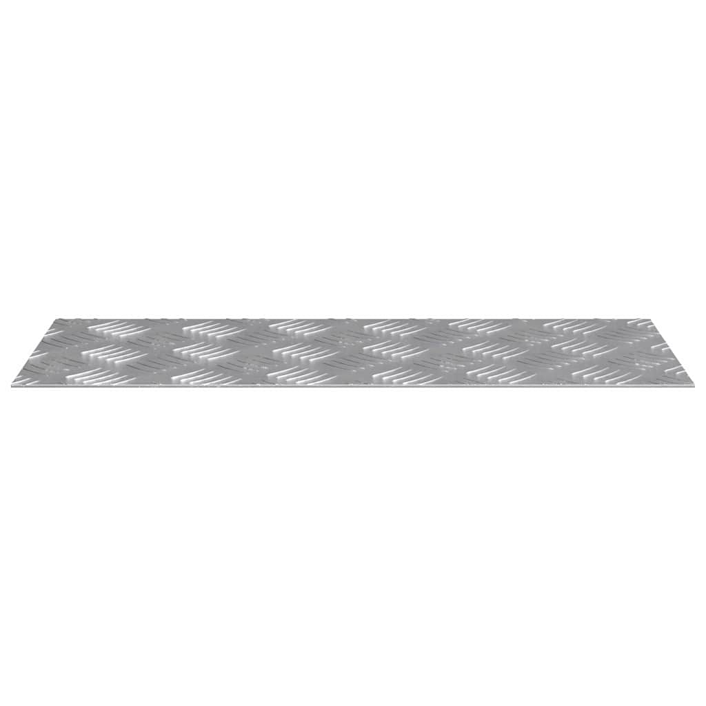 Trappe Tread 2 stk. 50 x 20 cm Sølv Aluminium Rektangulær
