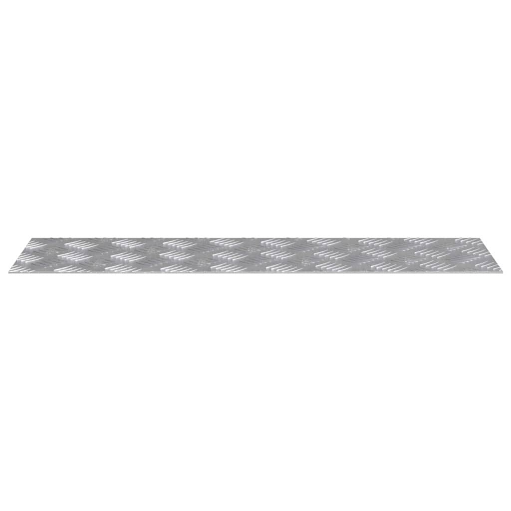 Trappe Tread 4 stk. 70 x 20 cm Sølv Aluminium Rektangulær