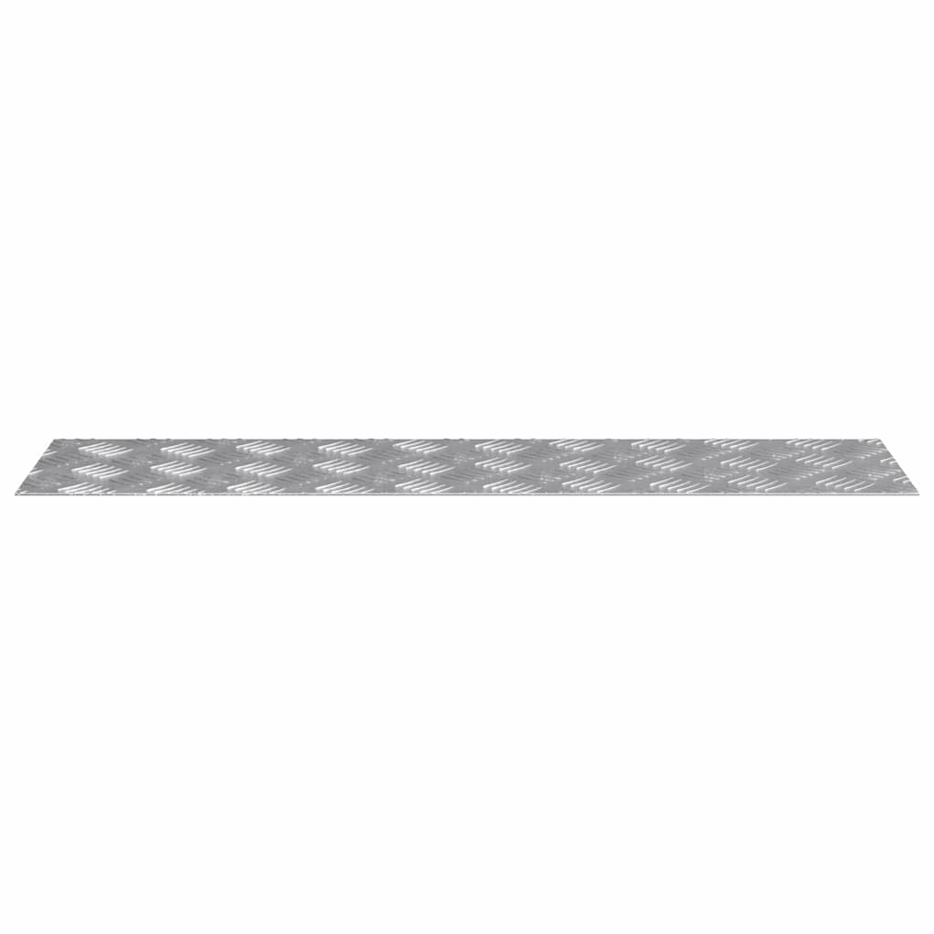 Trappe Tread 4 stk. 80 x 20 cm Sølv Aluminium Rektangulær