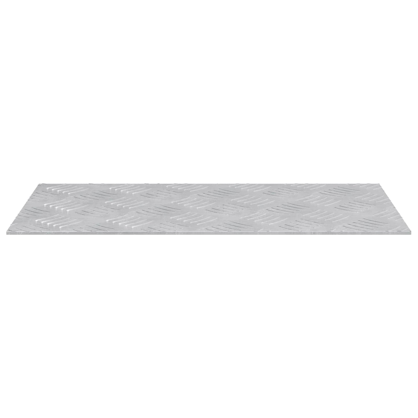 Trappe Tread 2 stk. 50 x 25 cm Sølv Aluminium Rektangulær