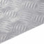 Trappe Tread 4 stk. 50 x 25 cm Sølv Aluminium Rektangulær