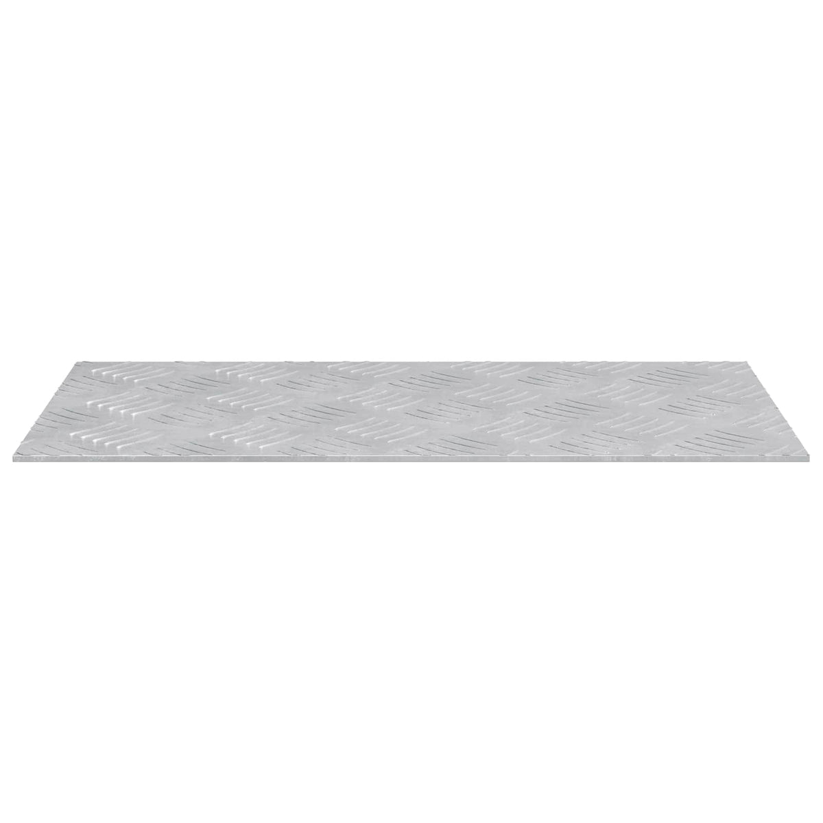 Trappe Tread 4 stk. 50 x 25 cm Sølv Aluminium Rektangulær