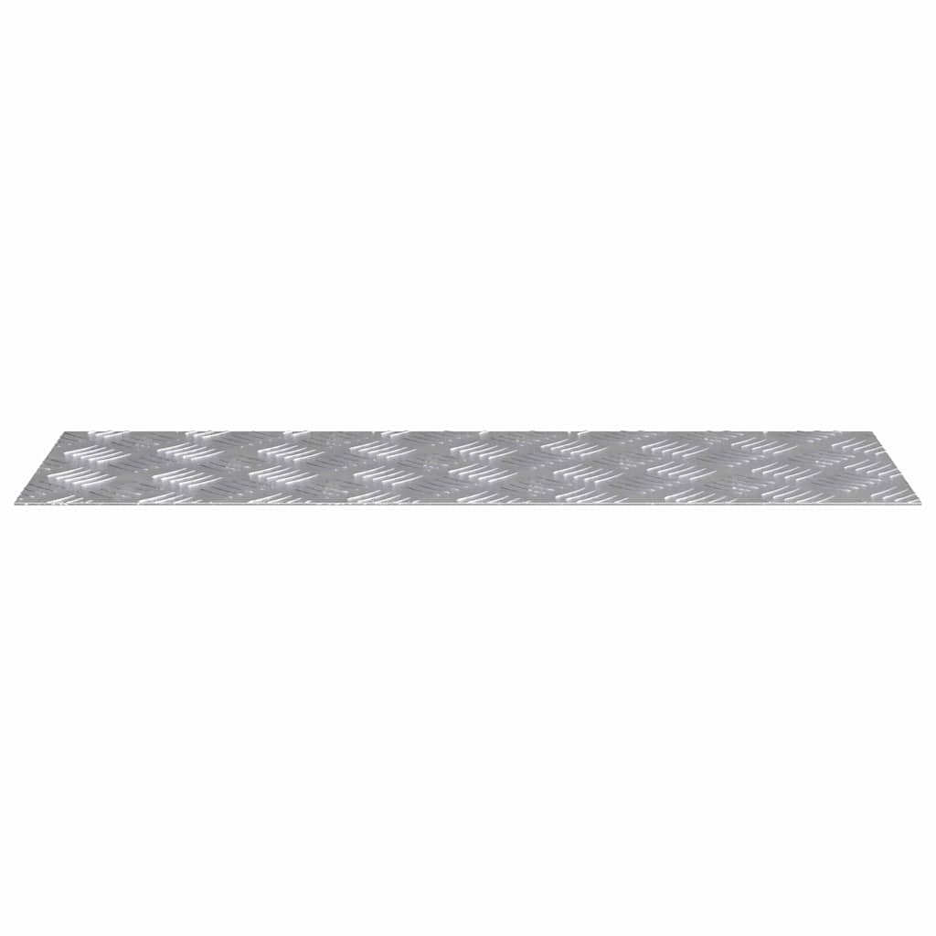 Trappe Tread 4 stk. 75 x 25 cm Sølv Aluminium Rektangulær