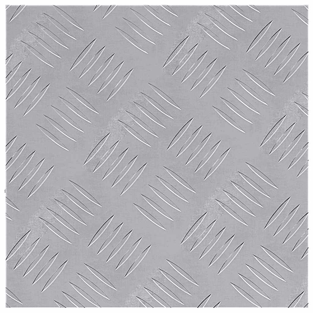 Trappe Tread 2 stk. 30 x 30 cm Sølv Aluminium Firkantet