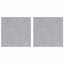 Trappe Tread 2 stk. 30 x 30 cm Sølv Aluminium Firkantet