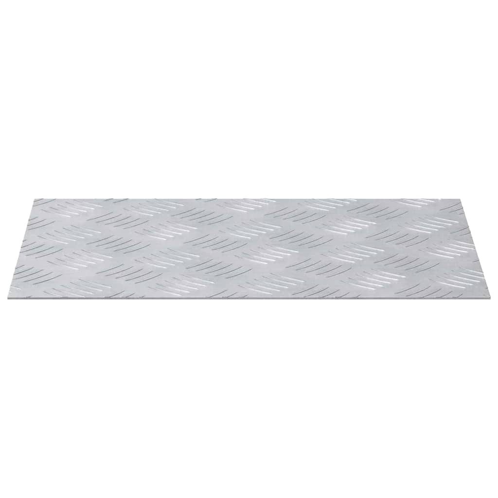Trappe Tread 4 stk. 40 x 30 cm Sølv Aluminium Rektangulær