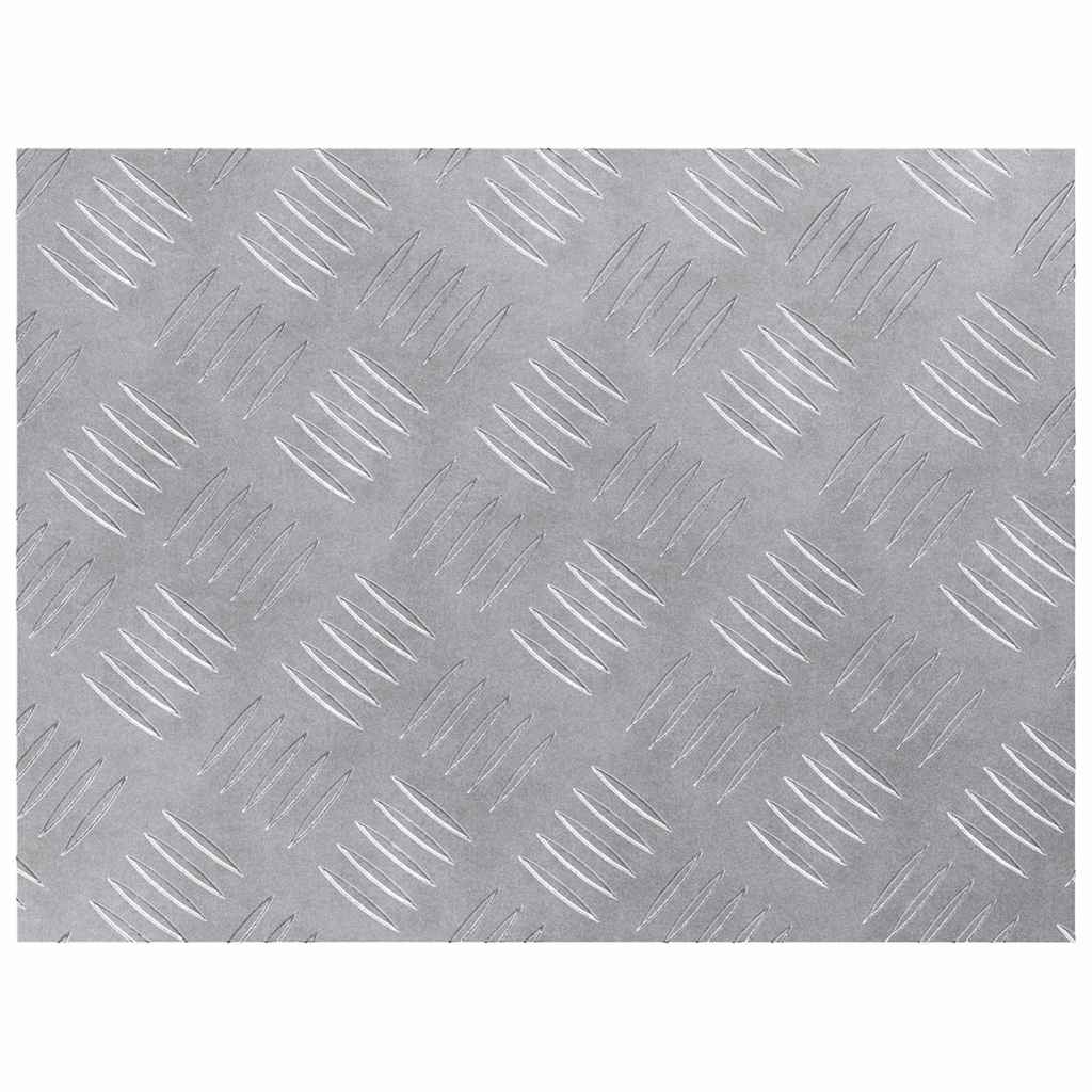 Trappe Tread 4 stk. 40 x 30 cm Sølv Aluminium Rektangulær