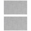 Trappe Tread 2 stk. 50 x 30 cm Sølv Aluminium Rektangulær