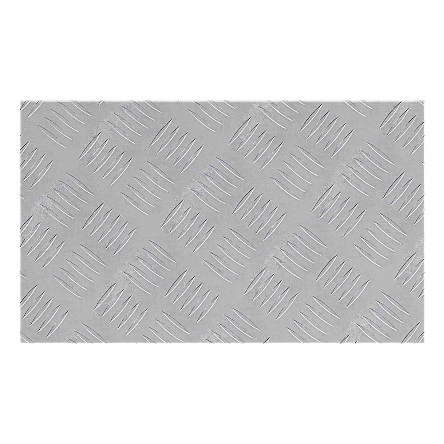 Trappe Tread 2 stk. 50 x 30 cm Sølv Aluminium Rektangulær