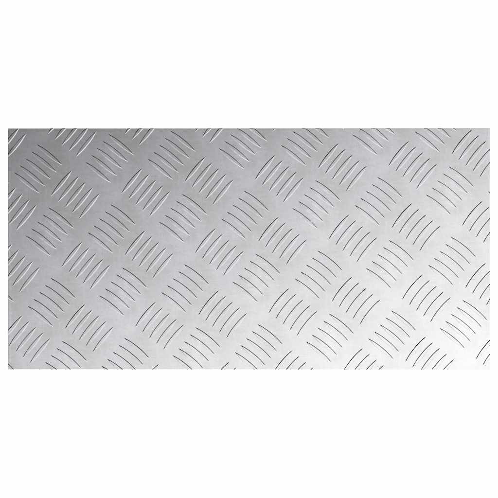 Trappe Tread 2 stk. 60 x 30 cm Sølv Aluminium Rektangulær