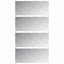 Trappe Tread 4 stk. 70 x 30 cm Sølv Aluminium Rektangulær