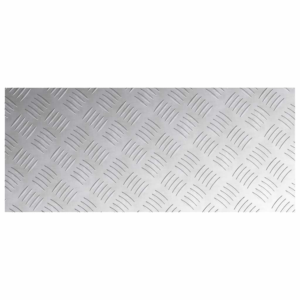 Trappe Tread 4 stk. 70 x 30 cm Sølv Aluminium Rektangulær