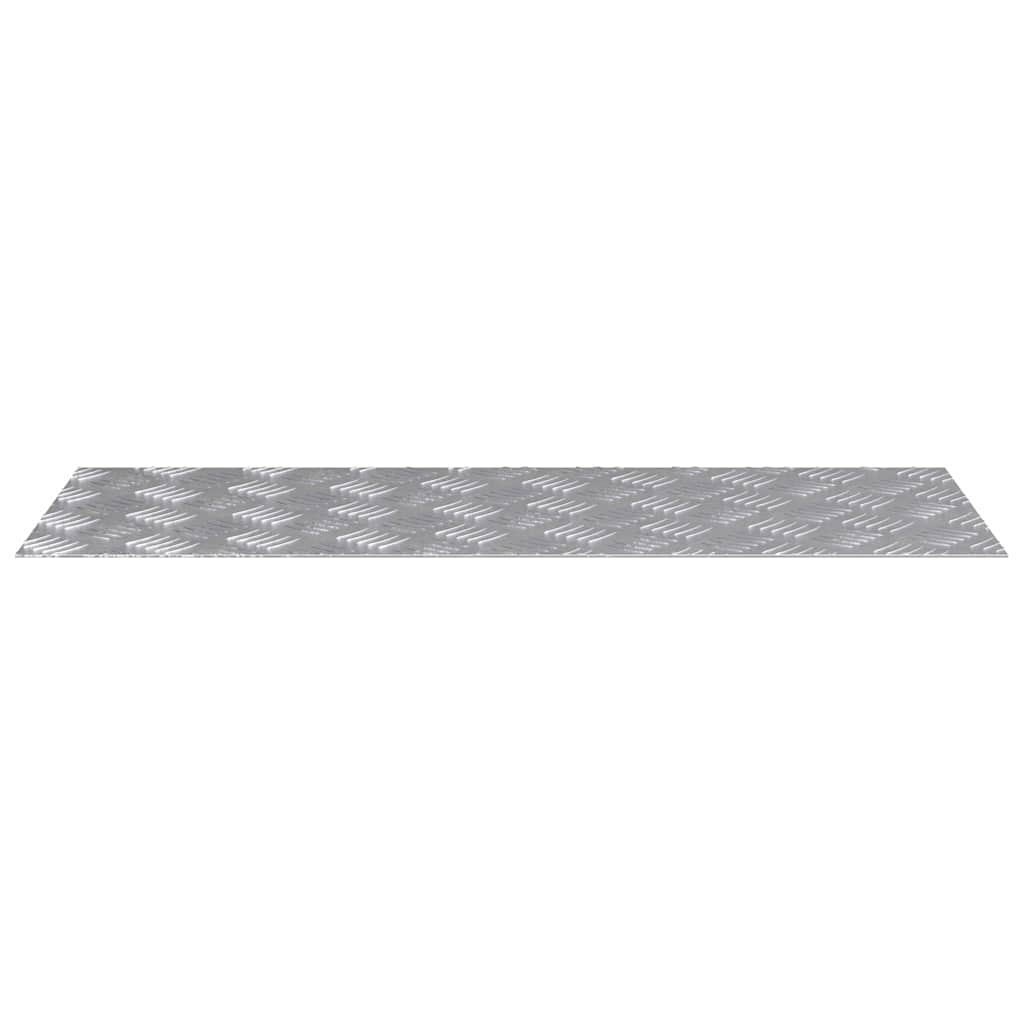 Trappe Tread 2 stk. 80 x 30 cm Sølv Aluminium Rektangulær