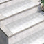 Trappe Tread 2 stk. 80 x 30 cm Sølv Aluminium Rektangulær