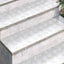 Trappe Tread 4 stk. 100 x 30 cm Sølv Aluminium Rektangulær