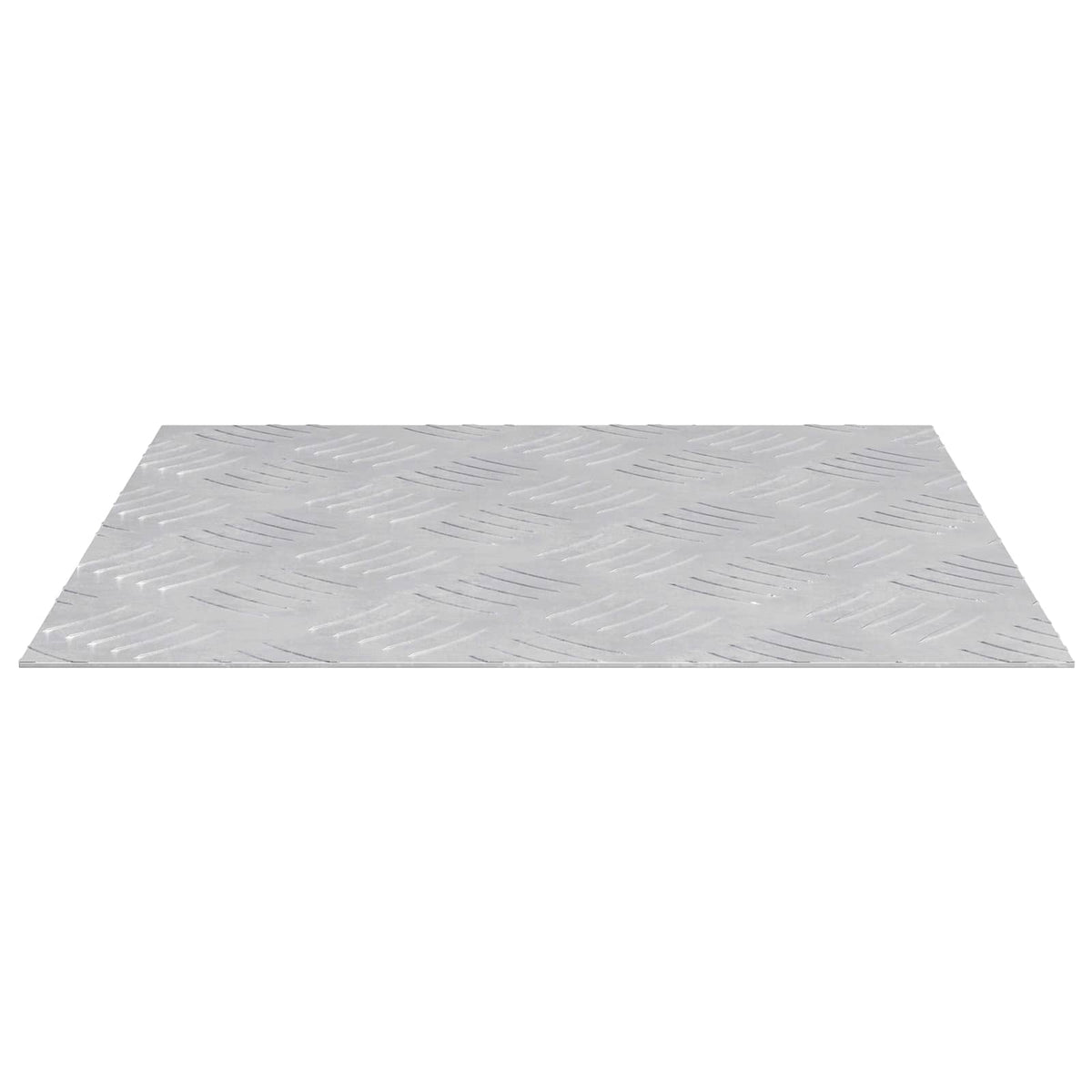 Trappe Tread 4 stk. 40 x 40 cm Sølv Aluminium Firkantet