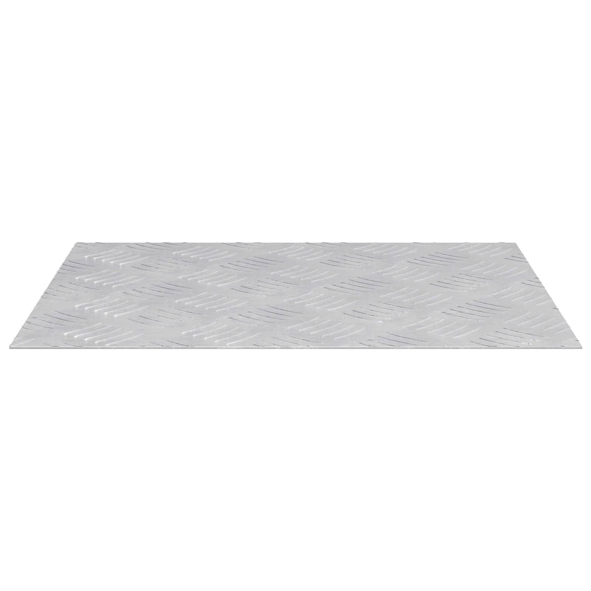 Trappe Tread 4 stk. 50 x 40 cm Sølv Aluminium Rektangulær