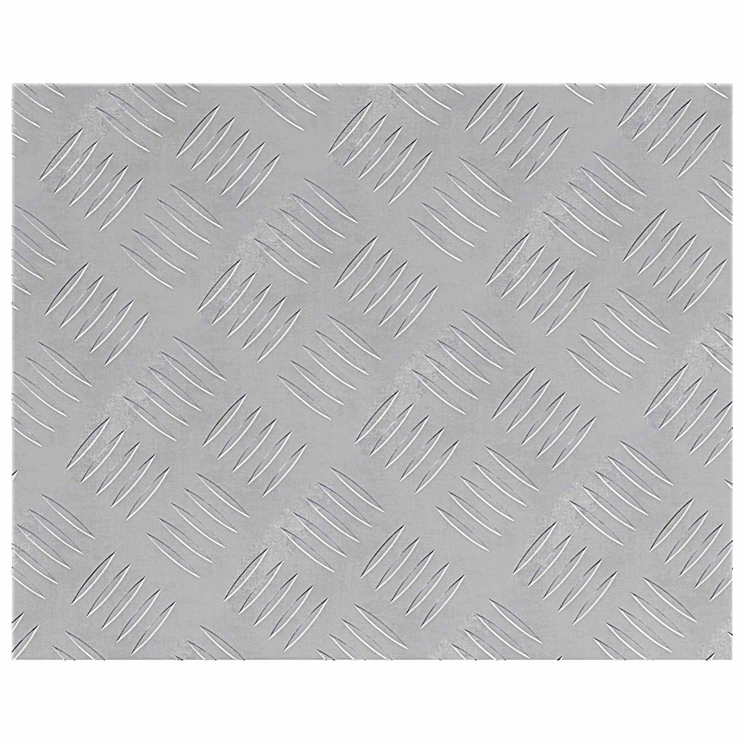 Trappe Tread 4 stk. 50 x 40 cm Sølv Aluminium Rektangulær