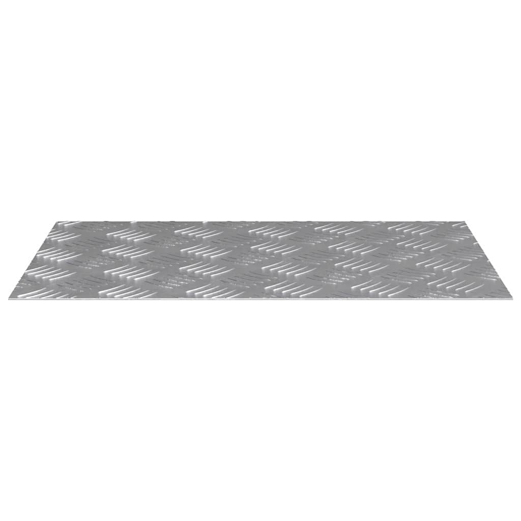Trappe Tread 2 stk. 60 x 40 cm Sølv Aluminium Rektangulær