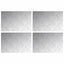 Trappe Tread 4 stk. 60 x 40 cm Sølv Aluminium Rektangulær
