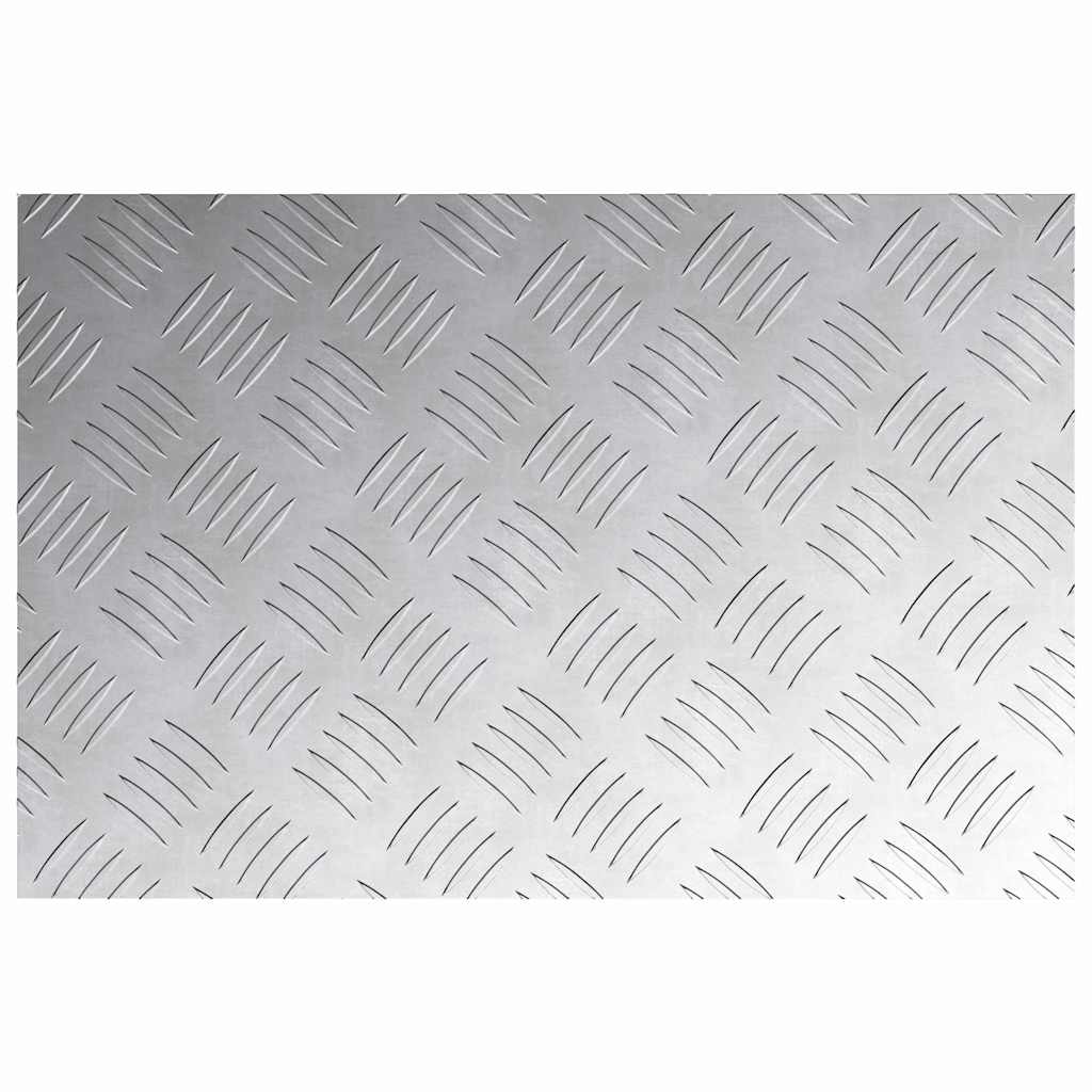 Trappe Tread 4 stk. 60 x 40 cm Sølv Aluminium Rektangulær