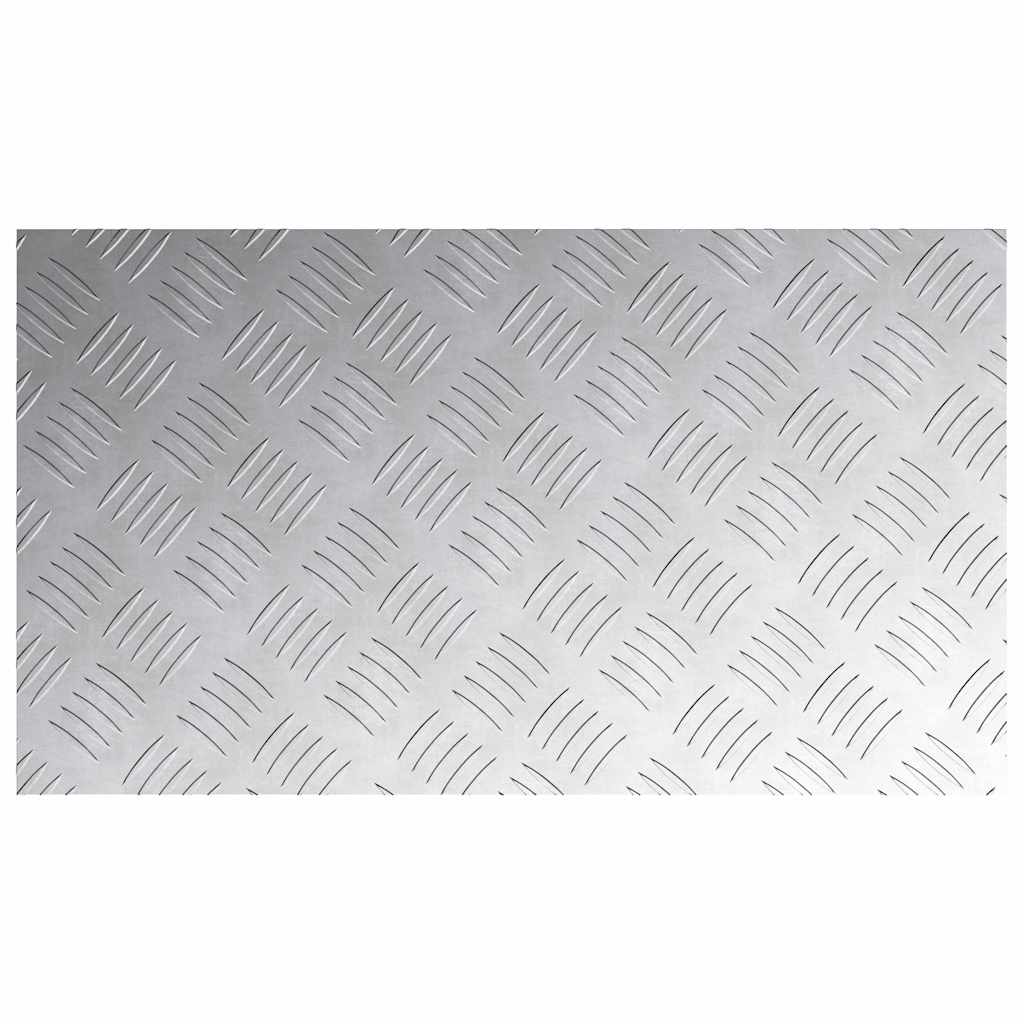 Trappe Tread 2 stk. 70 x 40 cm Sølv Aluminium Rektangulær