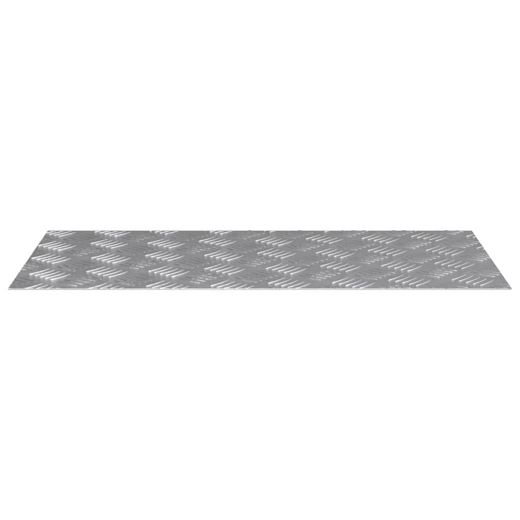 Trappe Tread 4 stk. 80 x 40 cm Sølv Aluminium Rektangulær