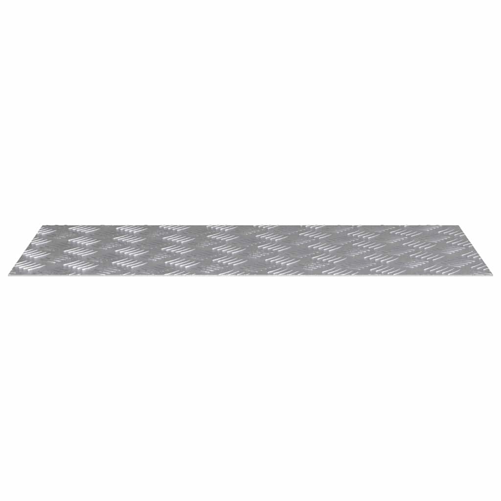 Trappe Tread 2 stk. 90 x 40 cm Sølv Aluminium Rektangulær