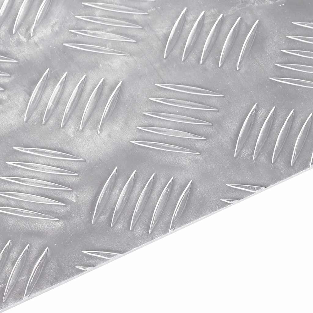 Trappe Tread 2 stk. 90 x 40 cm Sølv Aluminium Rektangulær