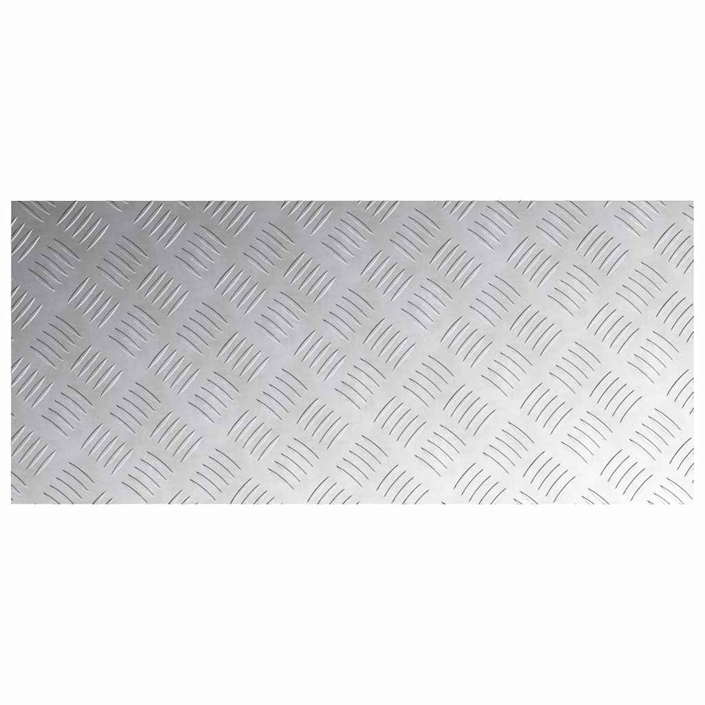 Trappe Tread 2 stk. 90 x 40 cm Sølv Aluminium Rektangulær