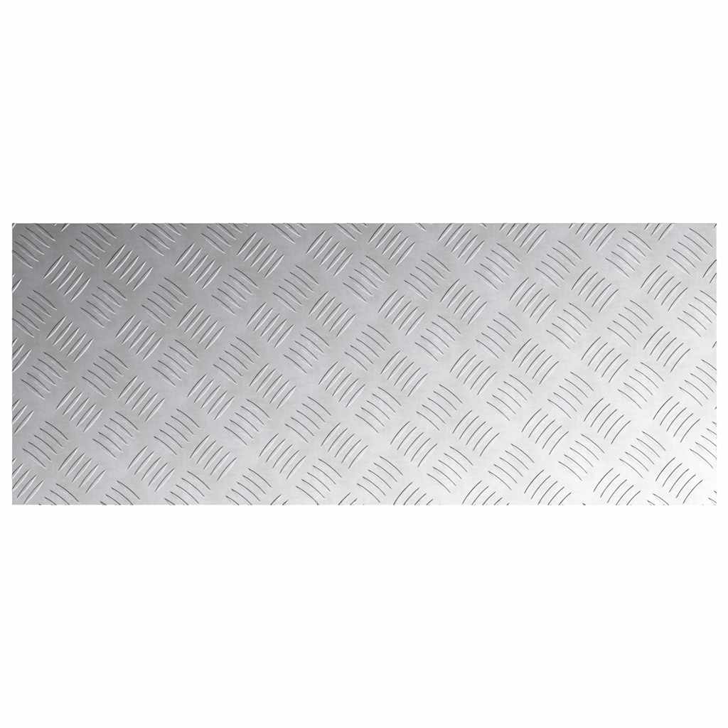 Trappe Tread 2 stk. 100 x 40 cm Sølv Aluminium Rektangulær