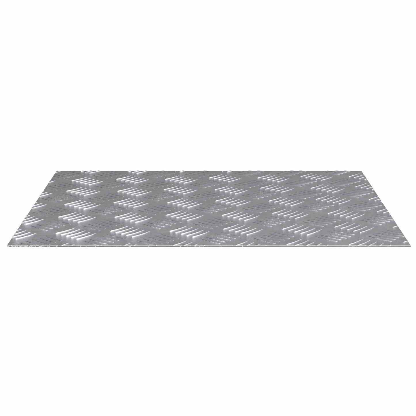 Trappe Tread 2 stk. 60 x 50 cm Sølv Aluminium Rektangulær
